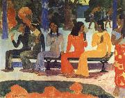 Paul Gauguin We Shall not go to market Today Germany oil painting artist
